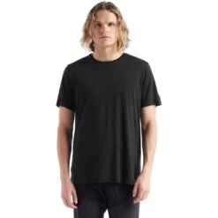 Icebreaker Sphere II Short Sleeve Tee Men - Black