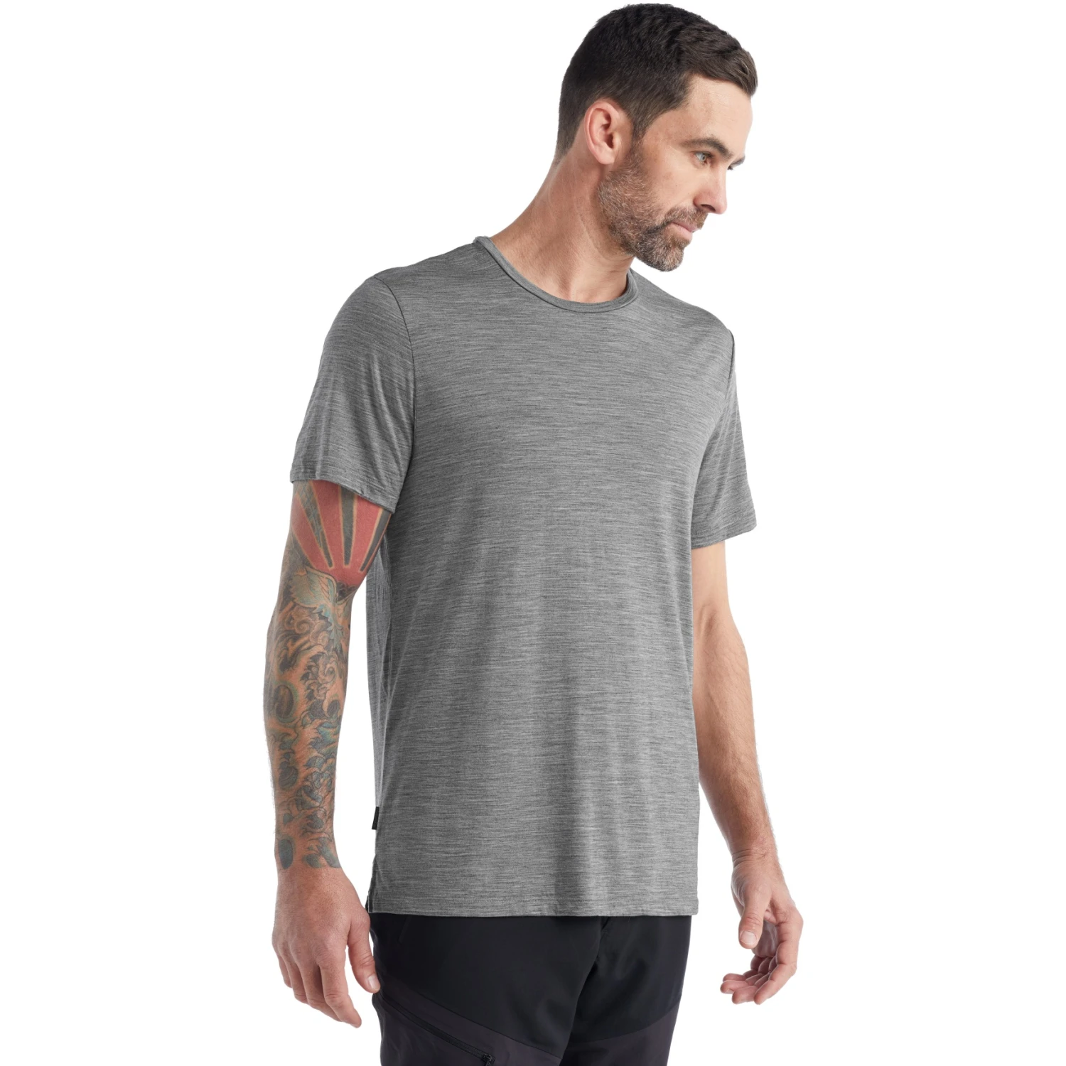 Icebreaker Sphere II Short Sleeve Tee Men - Metro Heather 3 Icebreaker Sphere II Short Sleeve Tee Men - Metro Heather