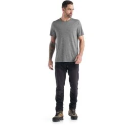 Icebreaker Sphere II Short Sleeve Tee Men - Metro Heather 11 Icebreaker Sphere II Short Sleeve Tee Men - Metro Heather -Icebreaker icebreaker mens sphere ii short sleeve tee metro heather 4 1144186