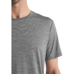 Icebreaker Sphere II Short Sleeve Tee Men - Metro Heather 12 Icebreaker Sphere II Short Sleeve Tee Men - Metro Heather -Icebreaker icebreaker mens sphere ii short sleeve tee metro heather 5 1144188