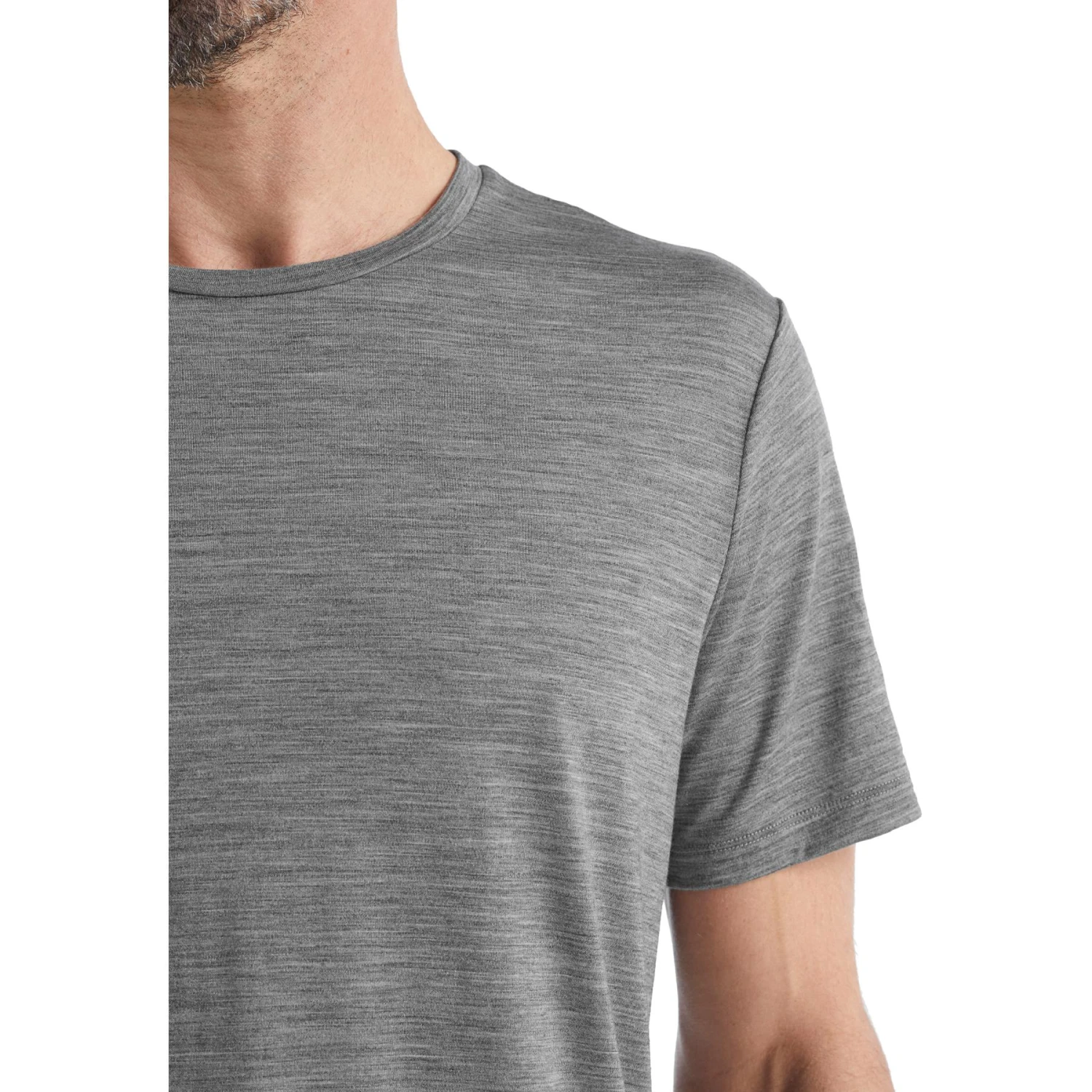 Icebreaker Sphere II Short Sleeve Tee Men - Metro Heather 7 Icebreaker Sphere II Short Sleeve Tee Men - Metro Heather - Image 5