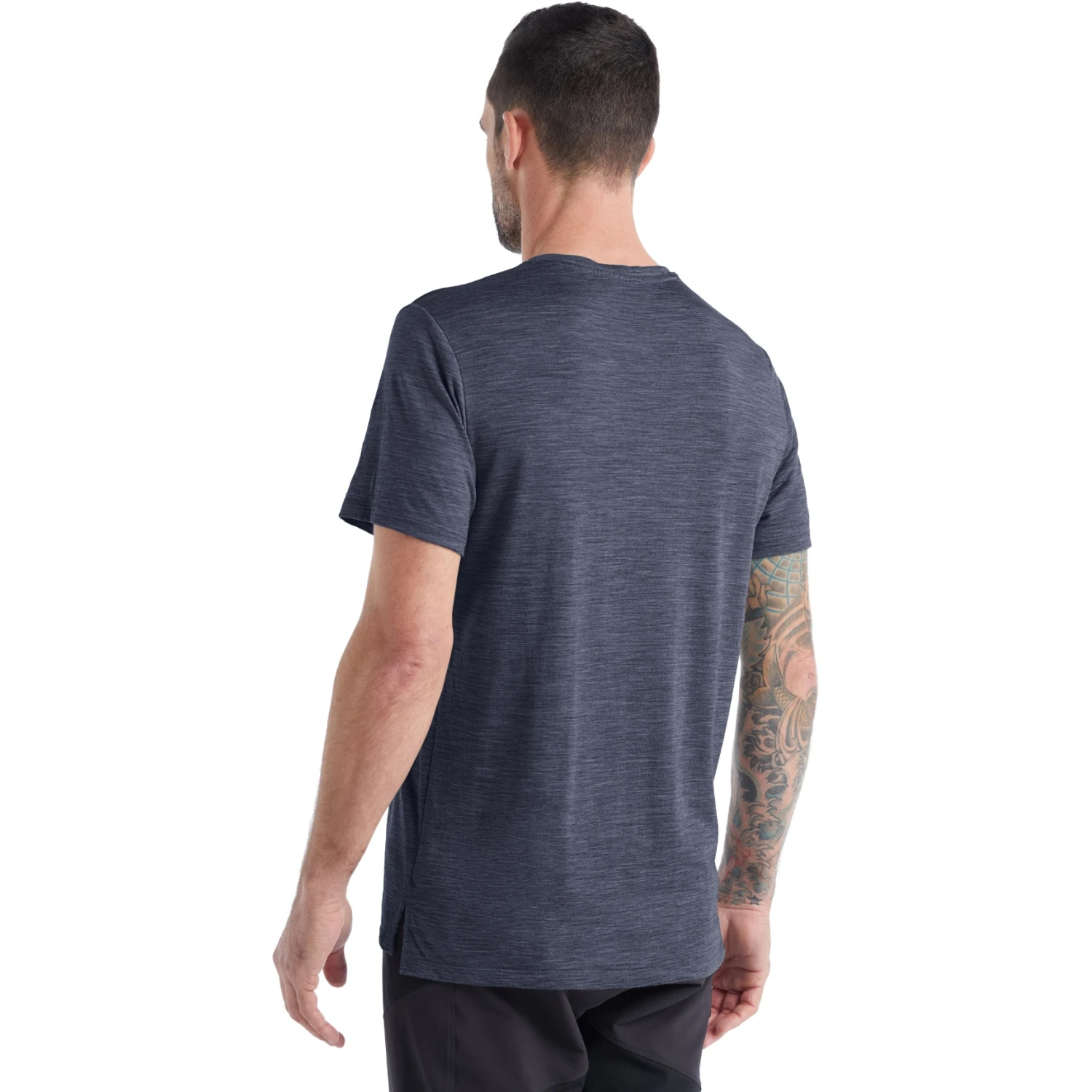 Icebreaker Sphere II Short Sleeve Tee Men - Midnight Navy Heather 4 Icebreaker Sphere II Short Sleeve Tee Men - Midnight Navy Heather - Image 2