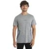 Icebreaker Sphere II Synergism Short Sleeve Tee Men - Metro HTHR -Icebreaker icebreaker mens sphere ii synergism short sleeve tee metro hthr model 1 1498996
