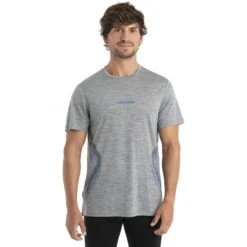 Icebreaker Sphere II Synergism Short Sleeve Tee Men - Metro HTHR