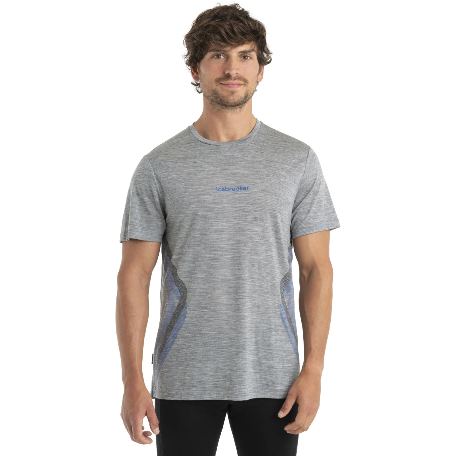 Icebreaker Sphere II Synergism Short Sleeve Tee Men - Metro HTHR 3 Icebreaker Sphere II Synergism Short Sleeve Tee Men - Metro HTHR