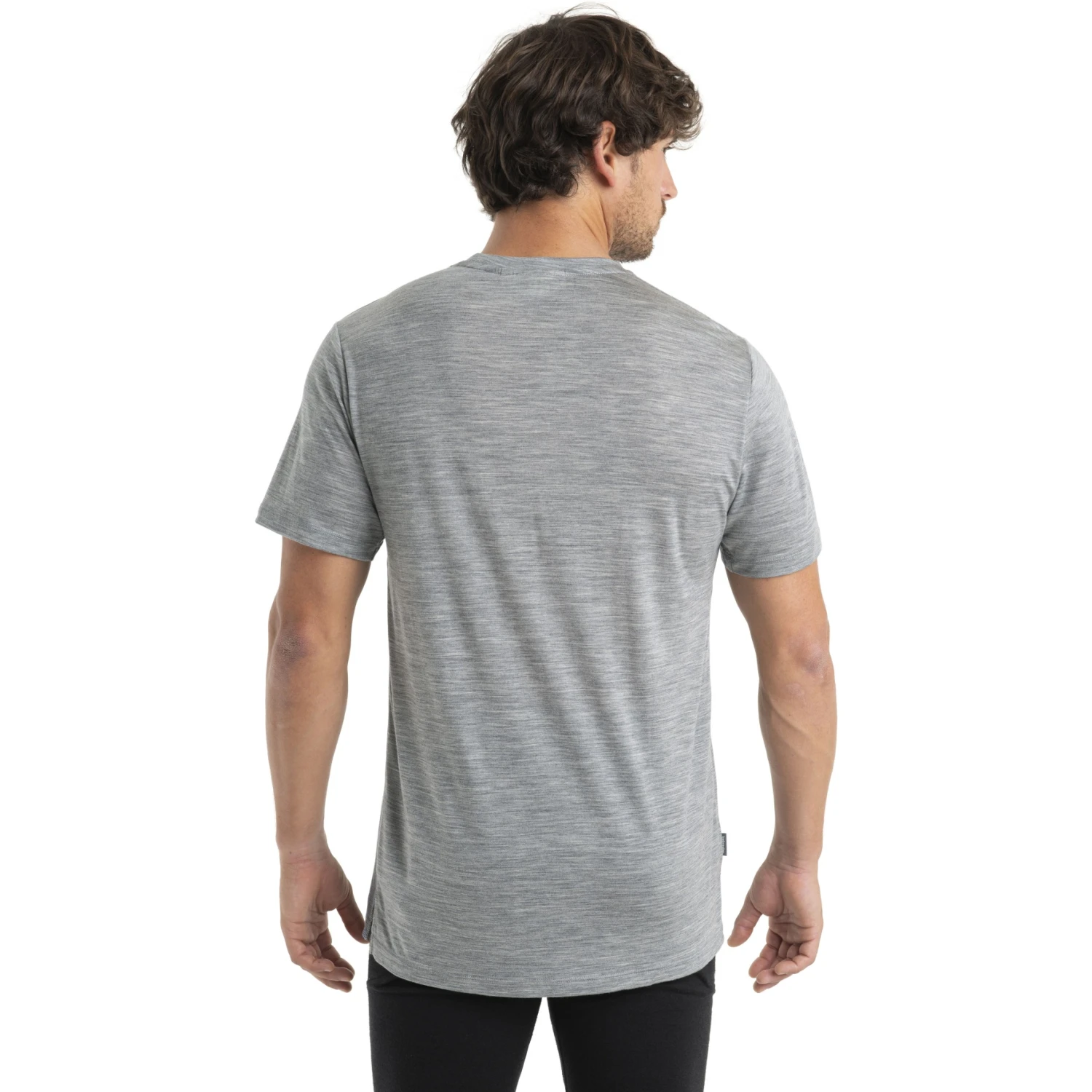 Icebreaker Sphere II Synergism Short Sleeve Tee Men - Metro HTHR 4 Icebreaker Sphere II Synergism Short Sleeve Tee Men - Metro HTHR - Image 2