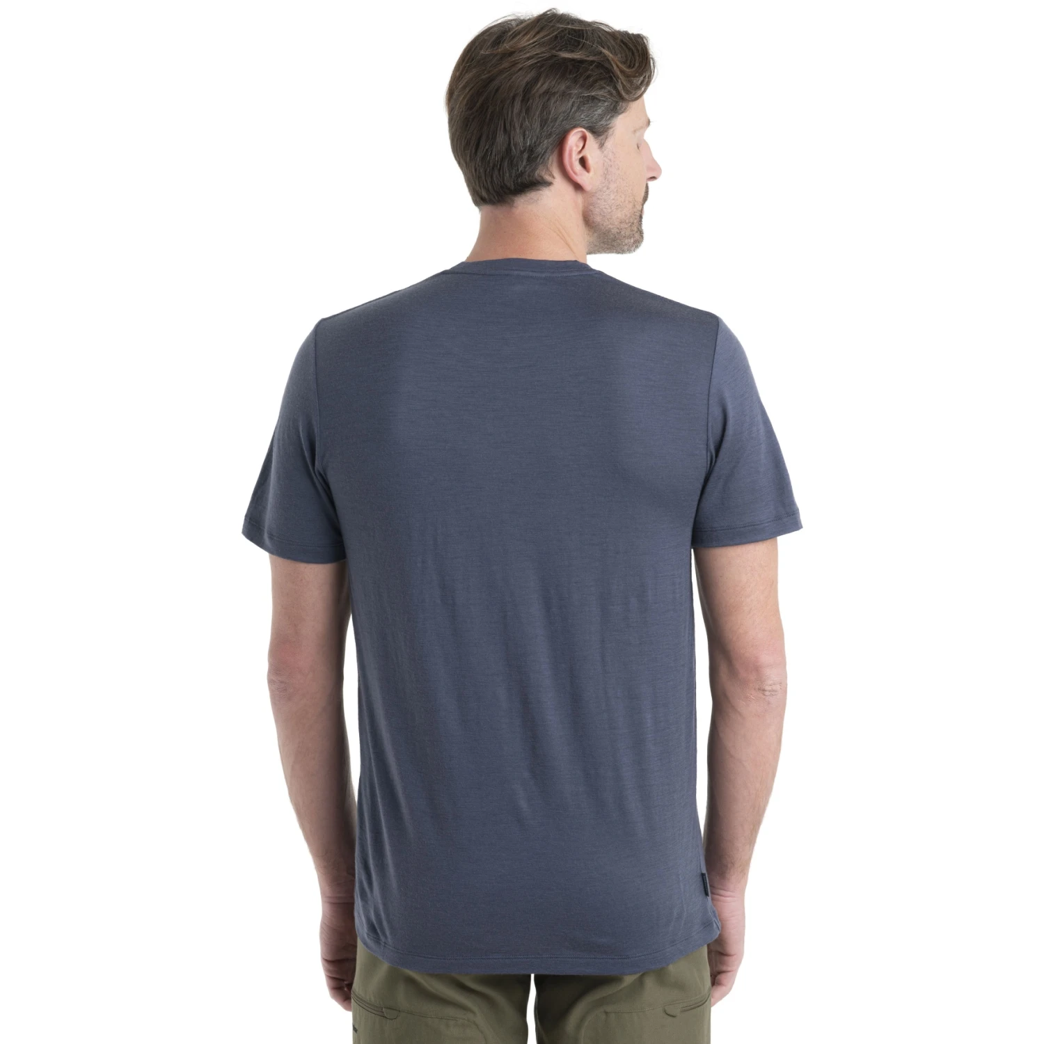 Icebreaker Tech Lite II Alpine Crossing Short Sleeve Tee Men - Graphite 4 Icebreaker Tech Lite II Alpine Crossing Short Sleeve Tee Men - Graphite - Image 2
