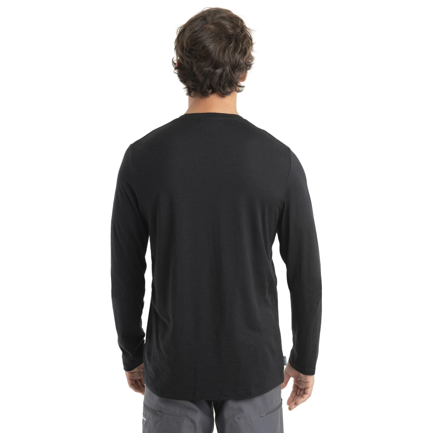 Icebreaker Tech Lite II Alps 3D Long Sleeve Tee Men - Black 4 Icebreaker Tech Lite II Alps 3D Long Sleeve Tee Men - Black - Image 2