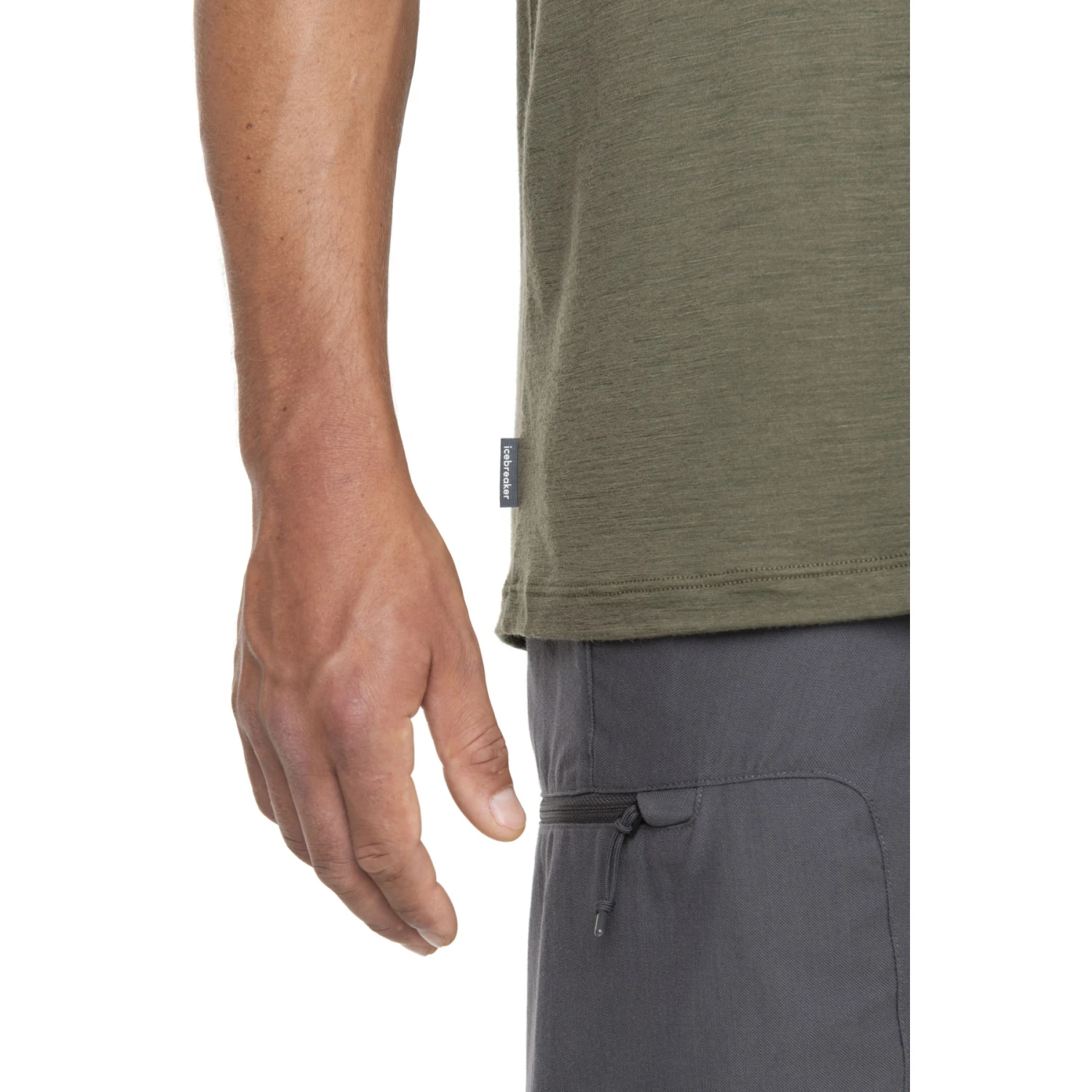 Icebreaker Tech Lite II Camp Essentials Short Sleeve Tee Men - Loden 8 Icebreaker Tech Lite II Camp Essentials Short Sleeve Tee Men - Loden - Image 6