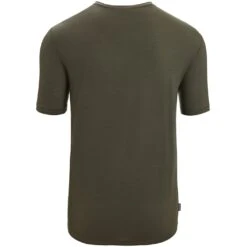 Icebreaker Tech Lite II Camping Grounds Short Sleeve Tee Men - Loden -Icebreaker icebreaker mens tech lite ii camping grounds short sleeve tee loden 2 1382804