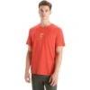 Icebreaker Tech Lite II IB Essential Logo Short Sleeve Tee Men - Vibrant Earth -Icebreaker icebreaker mens tech lite ii ib essential logo short sleeve tee vibrant earth 3 1382913