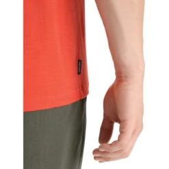 Icebreaker Tech Lite II IB Essential Logo Short Sleeve Tee Men - Vibrant Earth -Icebreaker icebreaker mens tech lite ii ib essential logo short sleeve tee vibrant earth 6 1382916