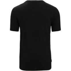 Icebreaker Tech Lite II IB Natural Short Sleeve Tee Men - Black -Icebreaker icebreaker mens tech lite ii ib natural short sleeve tee black 2 1382921