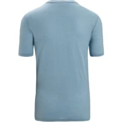 Icebreaker Tech Lite II Icebreaker Earth Short Sleeve Shirt Men - Astral Blue -Icebreaker icebreaker mens tech lite ii icebreaker earth short sleeve shirt astral blue 2 1382952