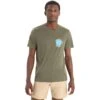 Icebreaker Tech Lite II Icebreaker Earth Short Sleeve Shirt Men - Loden