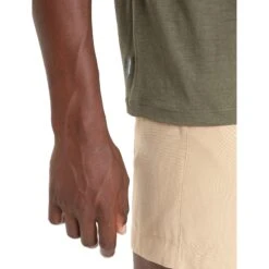 Icebreaker Tech Lite II Icebreaker Earth Short Sleeve Shirt Men - Loden -Icebreaker icebreaker mens tech lite ii icebreaker earth short sleeve shirt loden 5 1458735