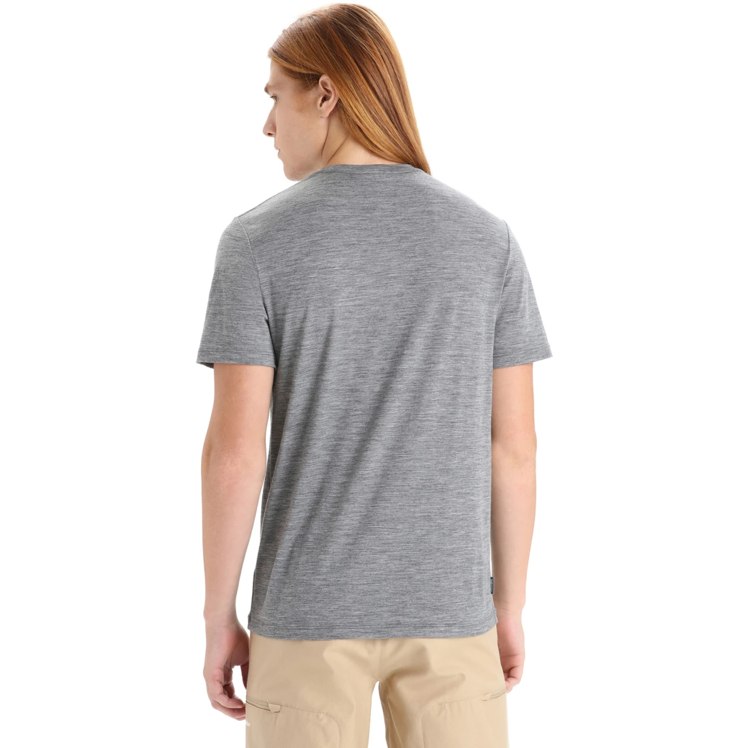 Icebreaker Tech Lite II Icebreaker Short Sleeve Tee Men - Gritstone Hthr 4 Icebreaker Tech Lite II Icebreaker Short Sleeve Tee Men - Gritstone Hthr - Image 2