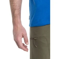 Icebreaker Tech Lite II Natural Ski Tour Short Sleeve Tee Men - Lazurite -Icebreaker icebreaker mens tech lite ii natural ski tour short sleeve tee lazurite model 5 1499184