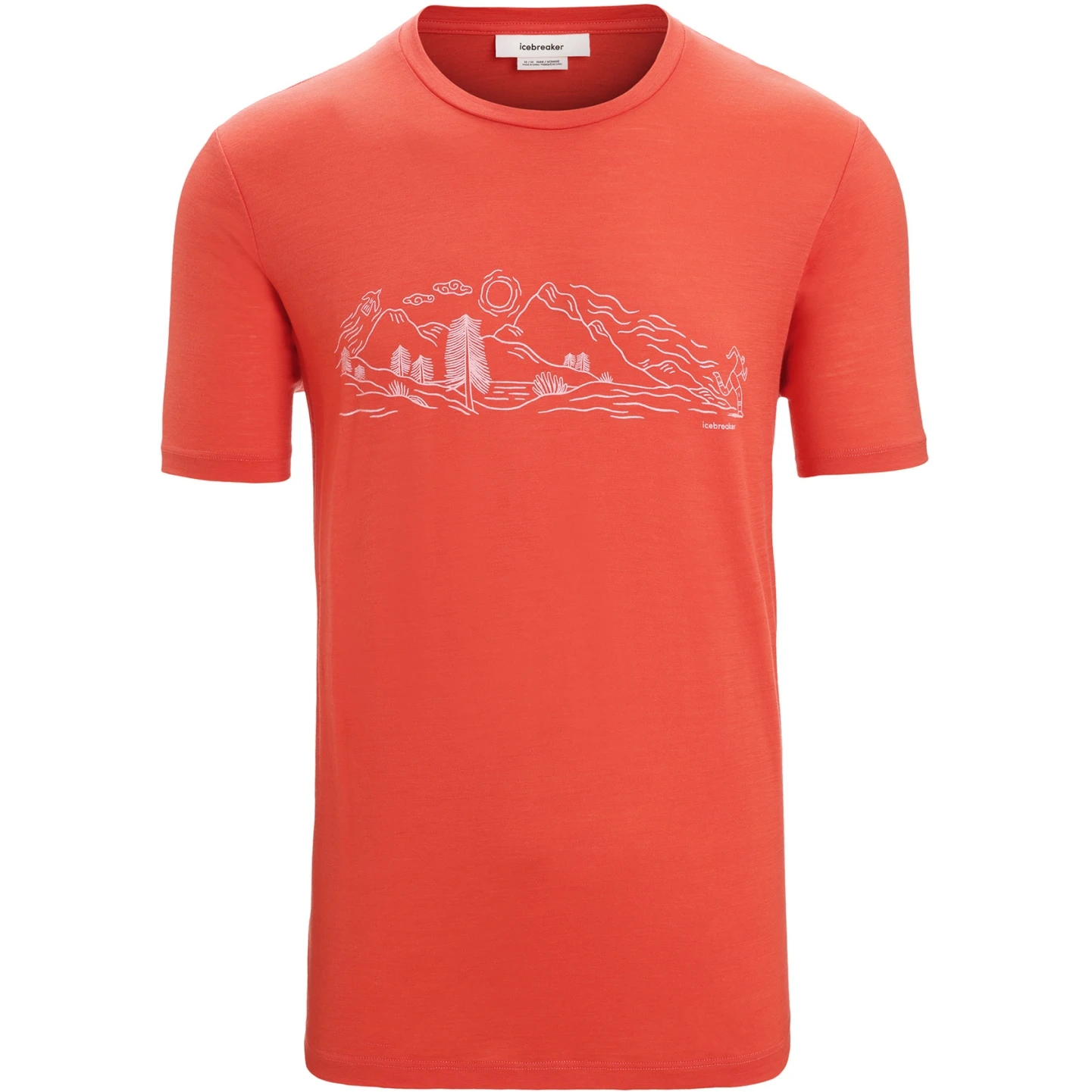 Icebreaker Tech Lite II Nature Sprint Short Sleeve Tee Men - Vibrant Earth 5 Icebreaker Tech Lite II Nature Sprint Short Sleeve Tee Men - Vibrant Earth - Image 3