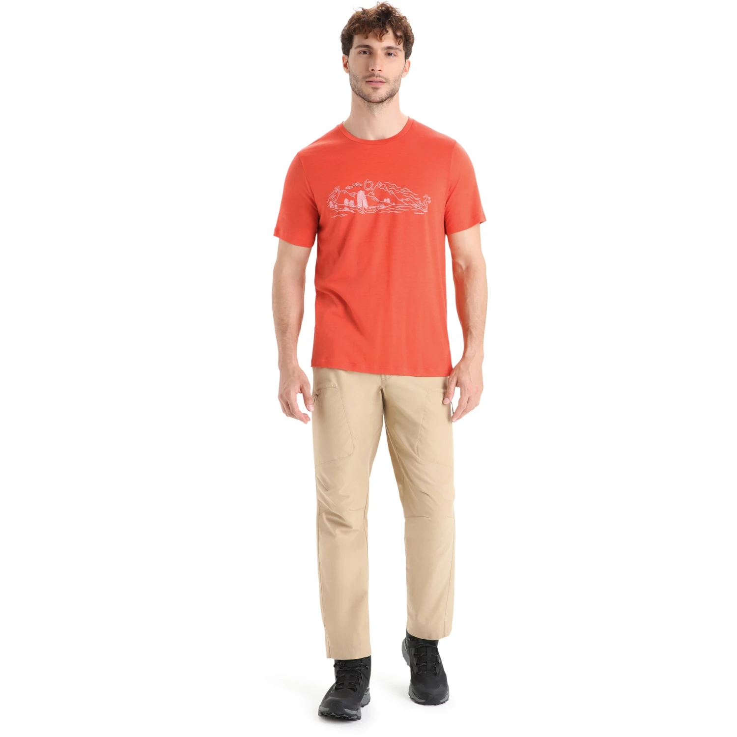 Icebreaker Tech Lite II Nature Sprint Short Sleeve Tee Men - Vibrant Earth 7 Icebreaker Tech Lite II Nature Sprint Short Sleeve Tee Men - Vibrant Earth - Image 5