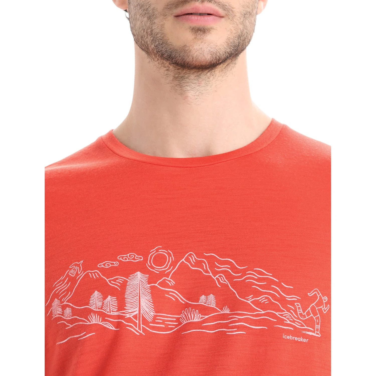 Icebreaker Tech Lite II Nature Sprint Short Sleeve Tee Men - Vibrant Earth 8 Icebreaker Tech Lite II Nature Sprint Short Sleeve Tee Men - Vibrant Earth - Image 6