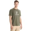 Icebreaker Tech Lite II Polar Paddle Short Sleeve Tee Men - Loden -Icebreaker icebreaker mens tech lite ii polar paddle short sleeve tee loden 1 1458823