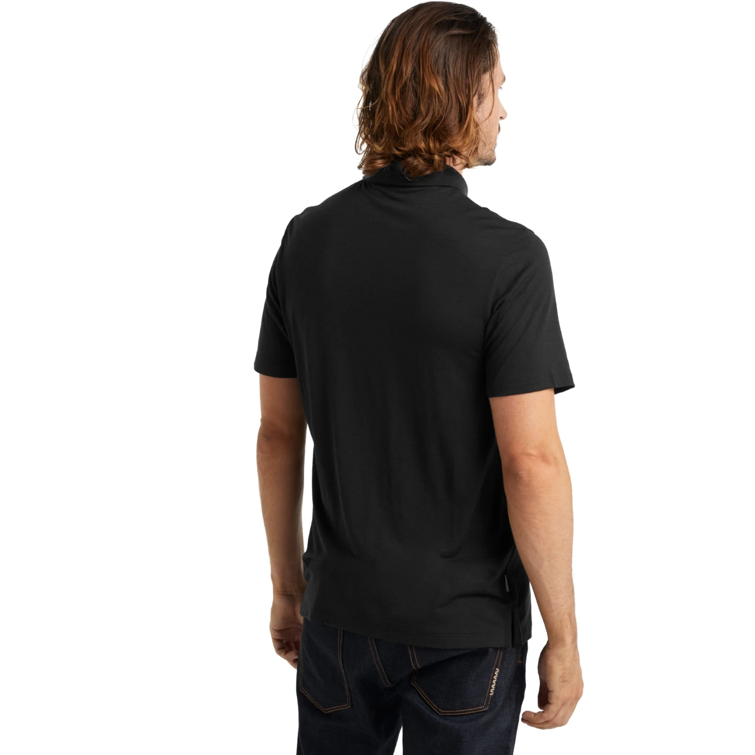 Icebreaker Tech Lite II Polo Shirt Men - Black 4 Icebreaker Tech Lite II Polo Shirt Men - Black - Image 2