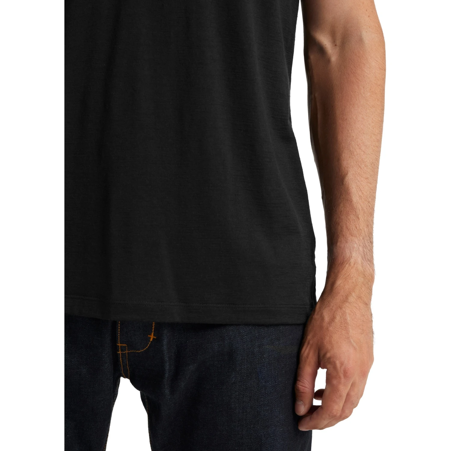 Icebreaker Tech Lite II Polo Shirt Men - Black 8 Icebreaker Tech Lite II Polo Shirt Men - Black - Image 6