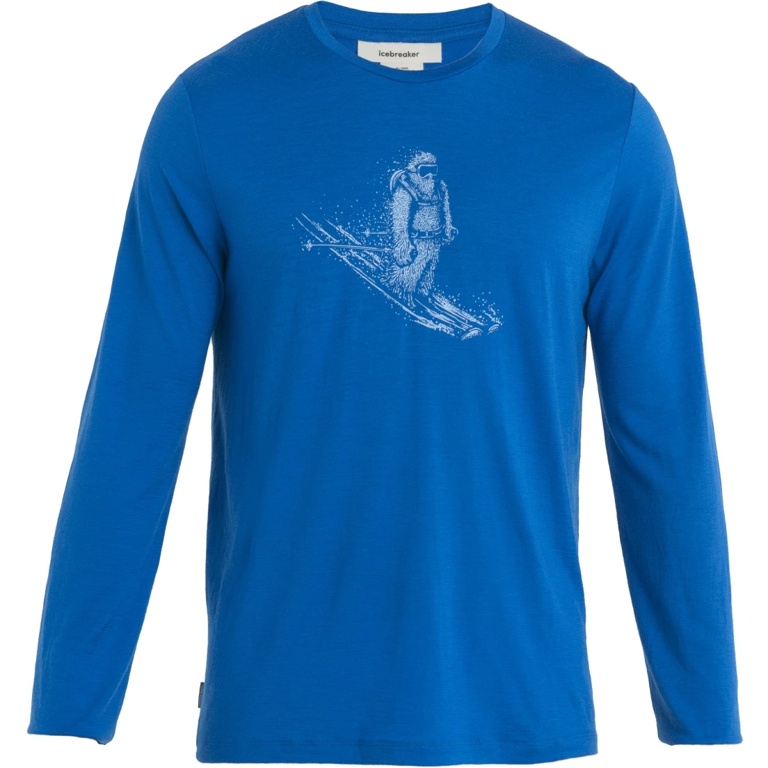 Icebreaker Tech Lite II Skiing Yeti Long Sleeve Tee Men - Lazurite 5 Icebreaker Tech Lite II Skiing Yeti Long Sleeve Tee Men - Lazurite - Image 3
