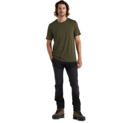 Icebreaker Tech Lite II T-Shirt Men - Loden -Icebreaker icebreaker mens tech lite ii t shirt loden 5 1037802