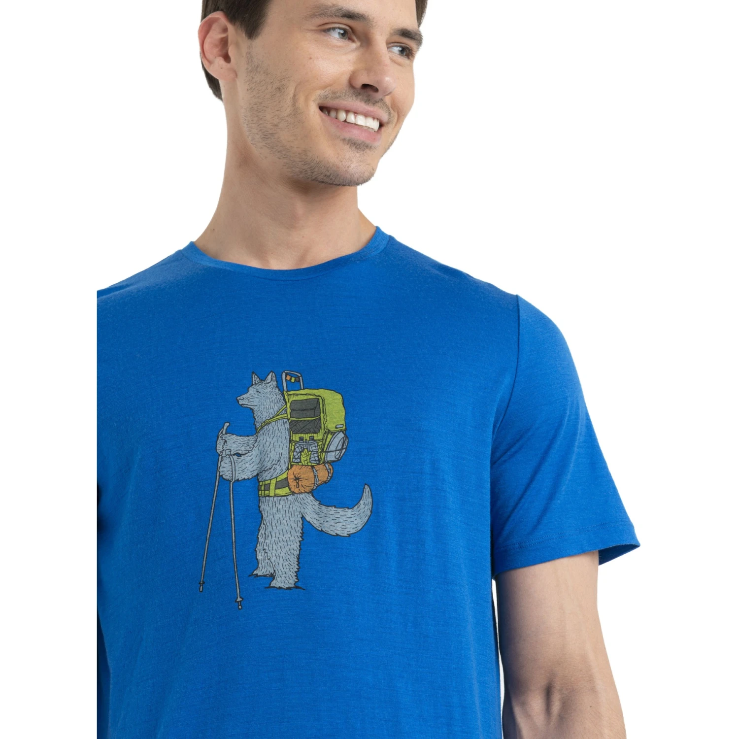 Icebreaker Tech Lite II Tech Head Short Sleeve Tee Men - Lazurite 8 Icebreaker Tech Lite II Tech Head Short Sleeve Tee Men - Lazurite - Image 6