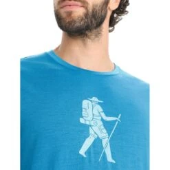 Icebreaker Tech Lite II Trail Hiker Short Sleeve Tee Men - Geo Blue 14 Icebreaker Tech Lite II Trail Hiker Short Sleeve Tee Men - Geo Blue -Icebreaker icebreaker mens tech lite ii trail hiker short sleeve tee geo blue 4 1458854