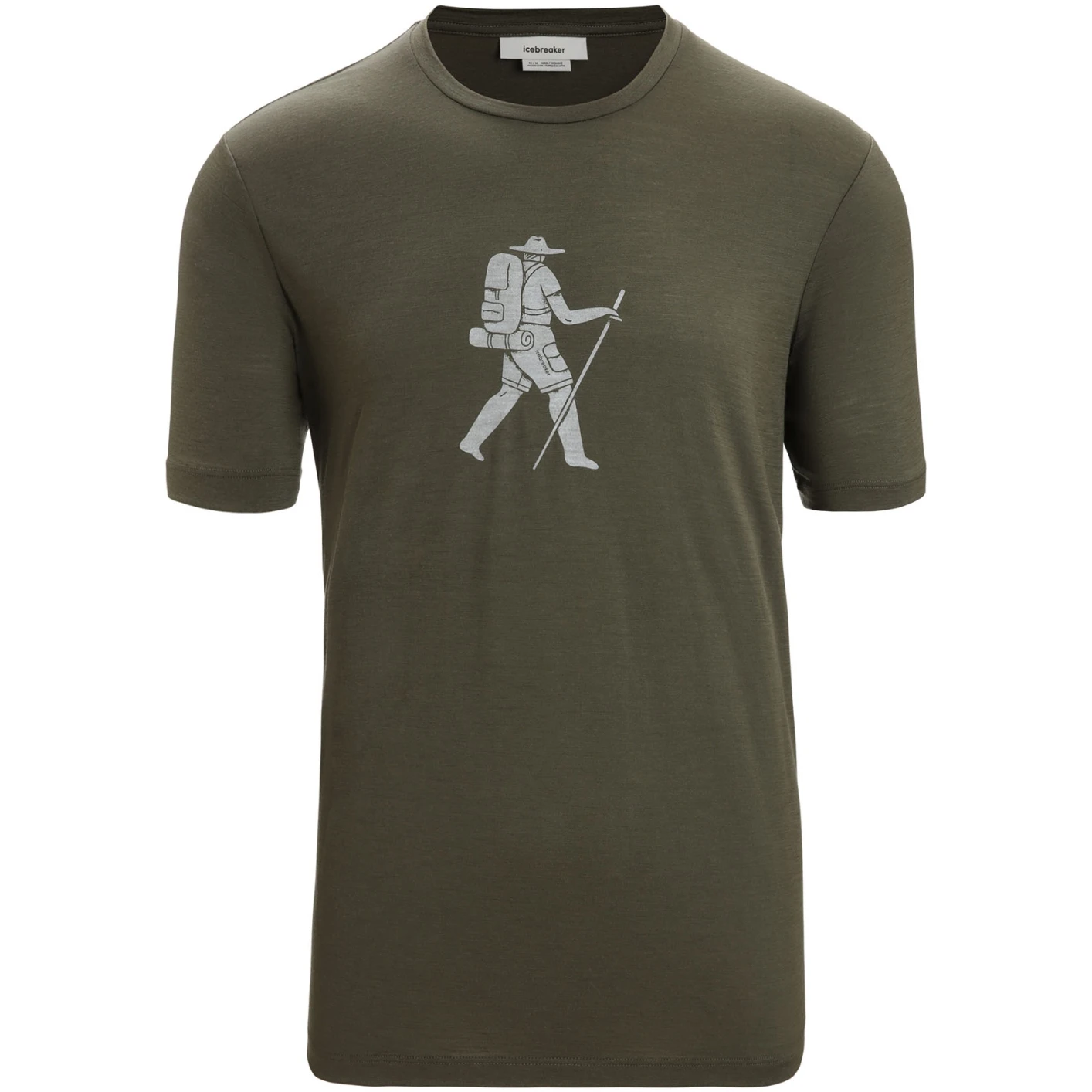 Icebreaker Tech Lite II Trail Hiker Short Sleeve Tee Men - Loden 5 Icebreaker Tech Lite II Trail Hiker Short Sleeve Tee Men - Loden - Image 3