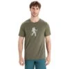 Icebreaker Tech Lite II Trail Hiker Short Sleeve Tee Men - Loden
