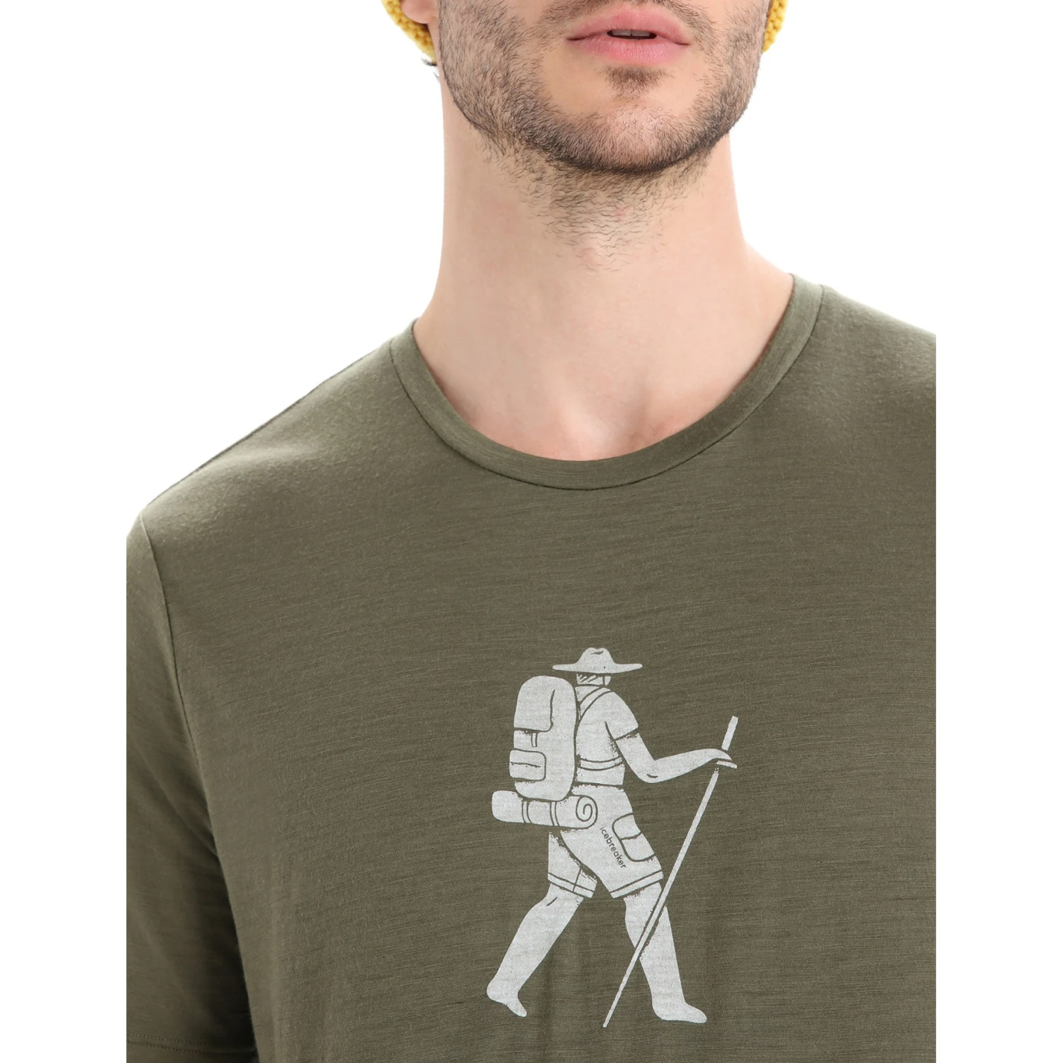Icebreaker Tech Lite II Trail Hiker Short Sleeve Tee Men - Loden 8 Icebreaker Tech Lite II Trail Hiker Short Sleeve Tee Men - Loden - Image 6