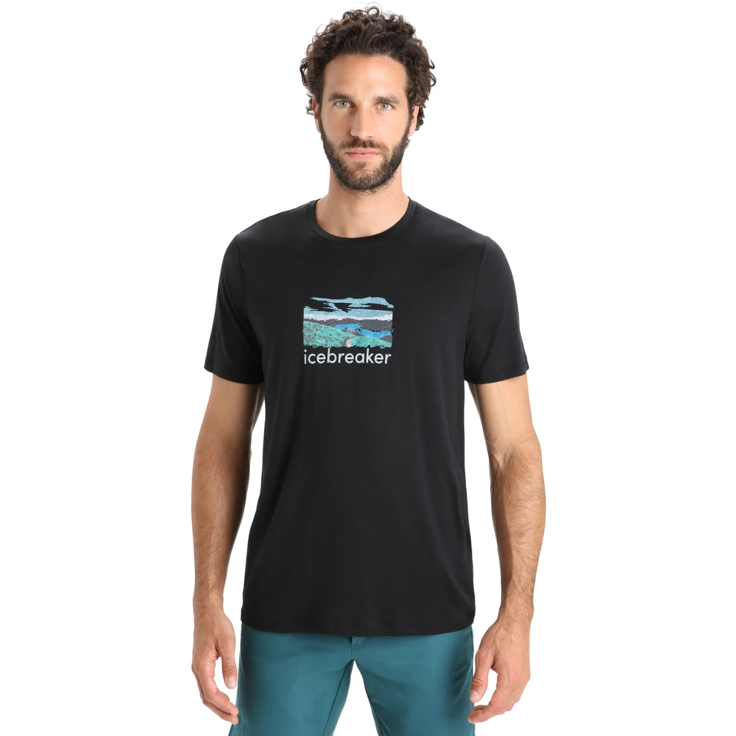 Icebreaker Tech Lite II Trailhead T-Shirt Men - Black 3 Icebreaker Tech Lite II Trailhead T-Shirt Men - Black