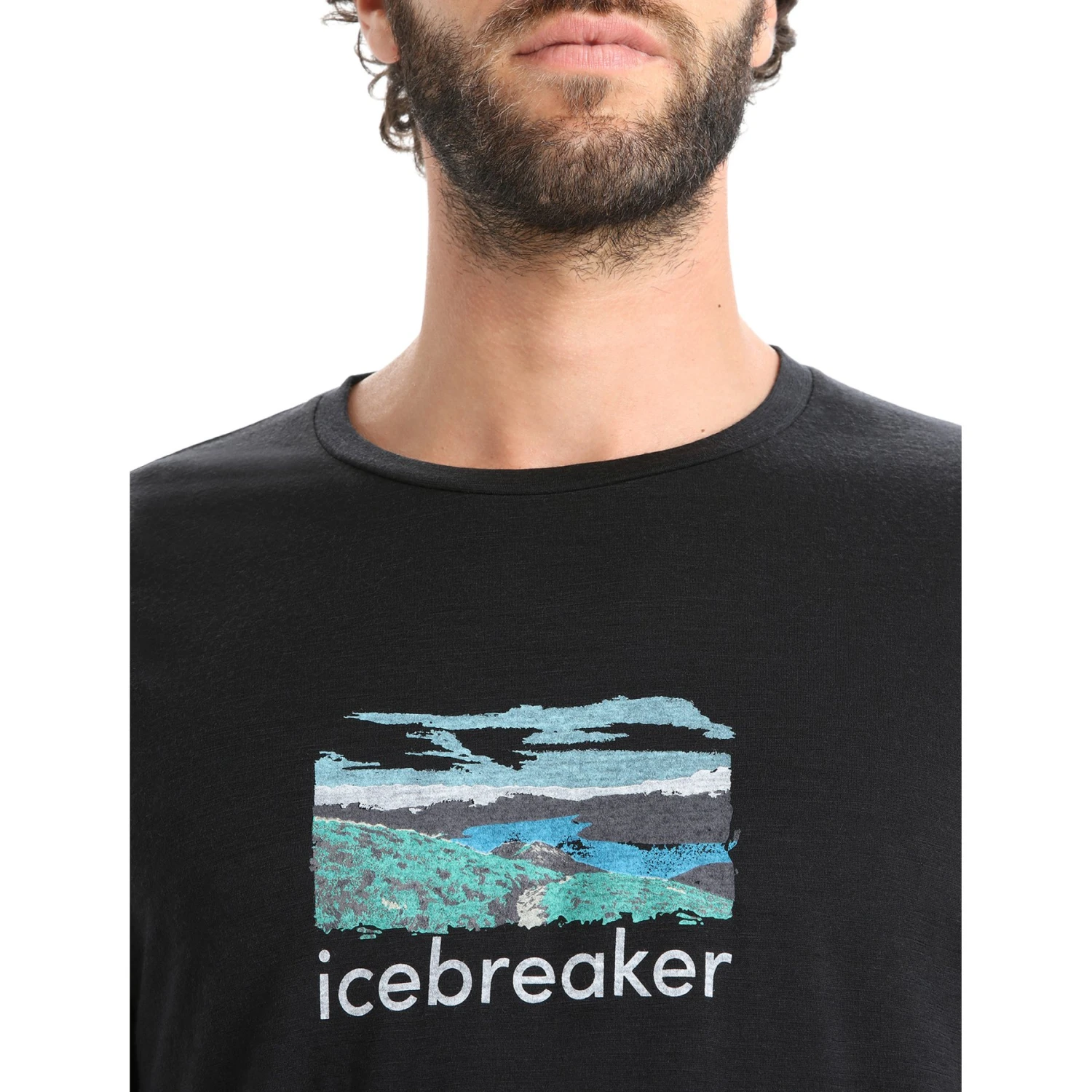 Icebreaker Tech Lite II Trailhead T-Shirt Men - Black 8 Icebreaker Tech Lite II Trailhead T-Shirt Men - Black - Image 6