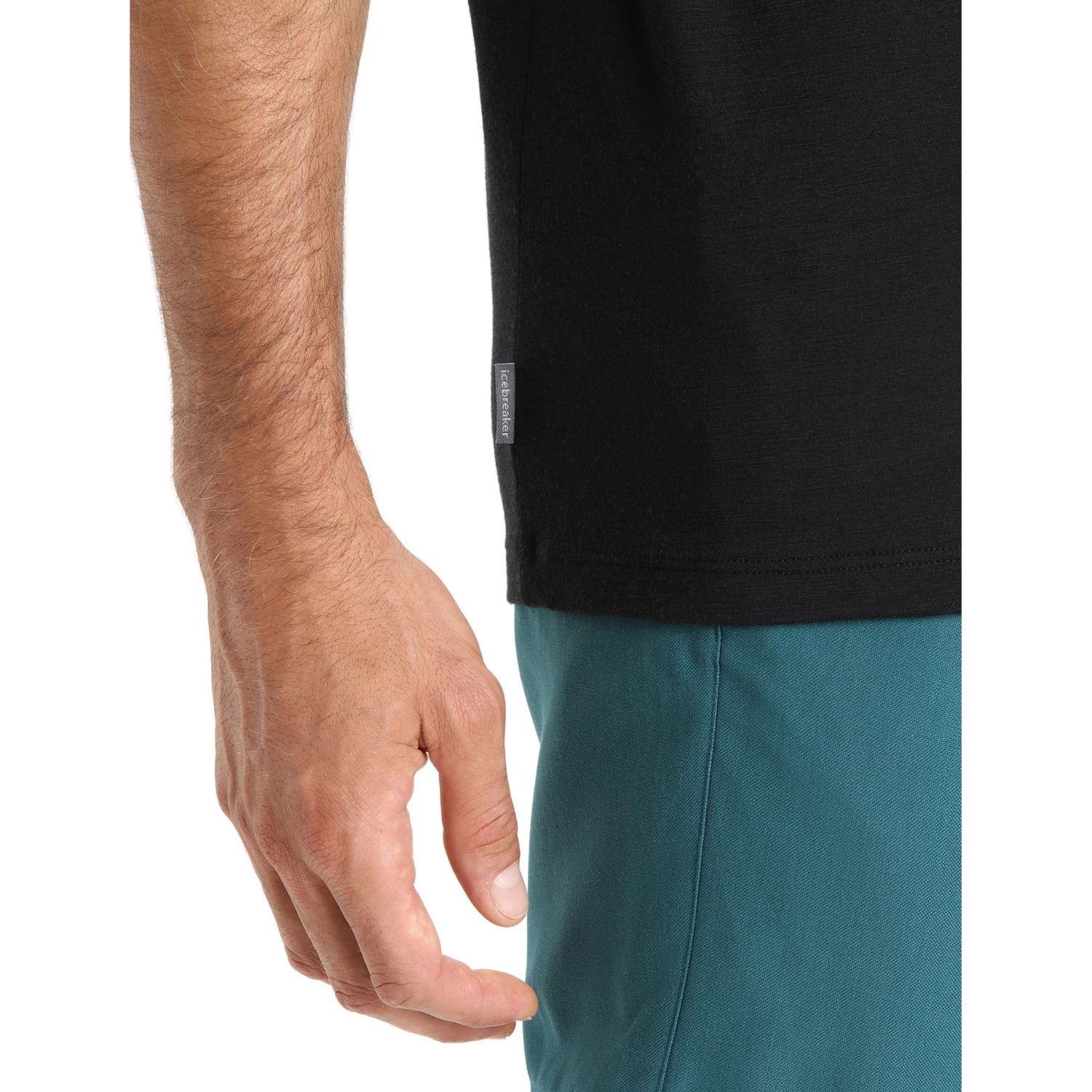 Icebreaker Tech Lite II Trailhead T-Shirt Men - Black 9 Icebreaker Tech Lite II Trailhead T-Shirt Men - Black - Image 7