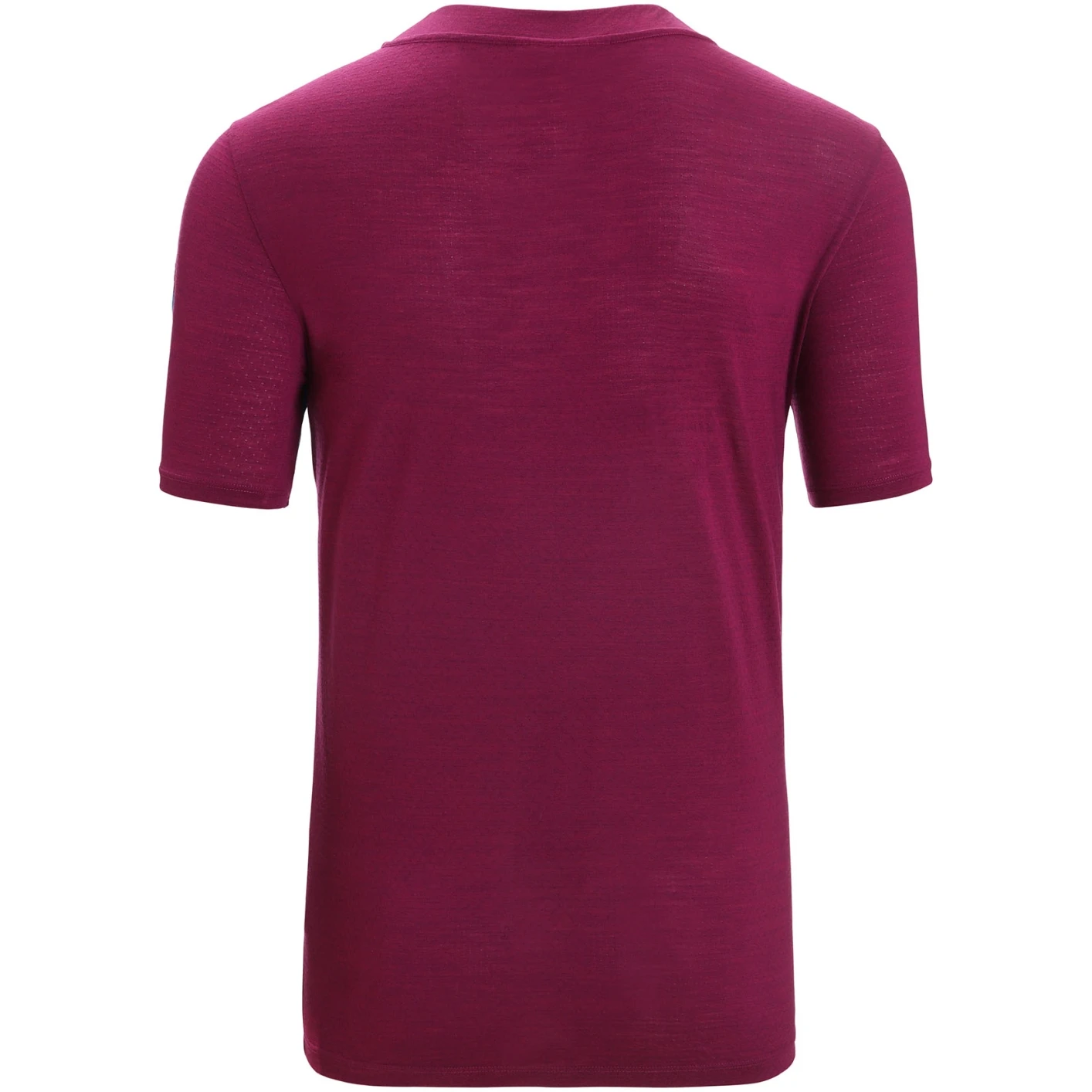 Icebreaker ZoneKnit™ GEODETIC Short Sleeve Tee Men - Geo Blue/Go Berry/AOP 6 Icebreaker ZoneKnit™ GEODETIC Short Sleeve Tee Men - Geo Blue/Go Berry/AOP - Image 4