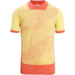 Icebreaker ZoneKnit™ GEODETIC Short Sleeve Tee Men - Summer/Vibrant Earth/AOP -Icebreaker icebreaker mens zoneknit geodetic short sleeve tee summer vibrant earth aop 1 1383464