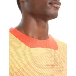 Icebreaker ZoneKnit™ GEODETIC Short Sleeve Tee Men - Summer/Vibrant Earth/AOP -Icebreaker icebreaker mens zoneknit geodetic short sleeve tee summer vibrant earth aop 5 1383468