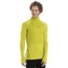 Icebreaker ZoneKnit™ Insulated Long Sleeve Hoodie Men - Bio Lime