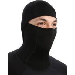 Icebreaker ZoneKnit™ Insulated Long Sleeve Hoodie Men - Black -Icebreaker icebreaker mens zoneknit insulated long sleeve hoodie black 4 1265019