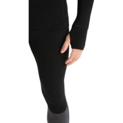 Icebreaker ZoneKnit™ Insulated Long Sleeve Hoodie Men - Black -Icebreaker icebreaker mens zoneknit insulated long sleeve hoodie black 6 1265021