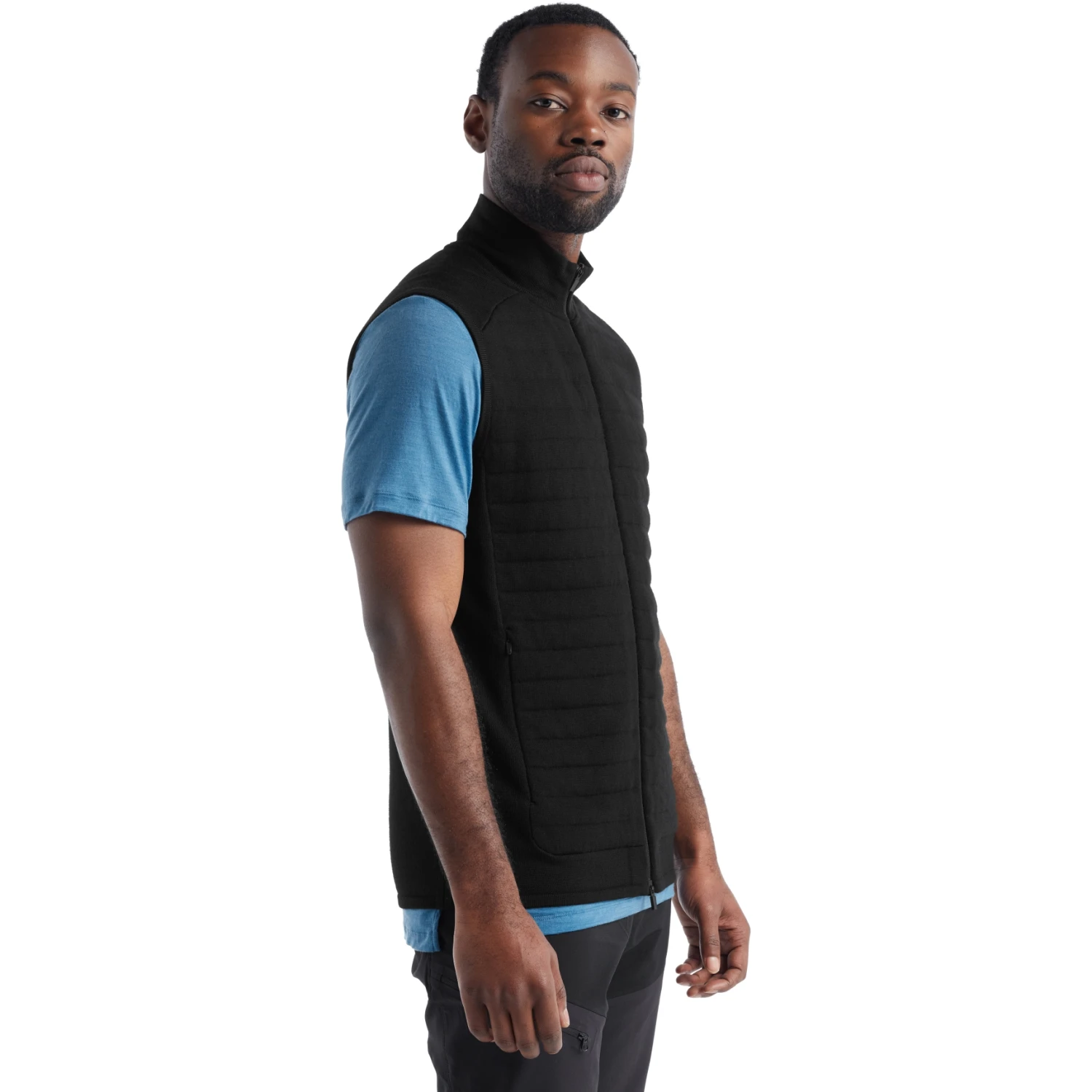 Icebreaker ZoneKnit™ Insulated Vest Men - Black 4 Icebreaker ZoneKnit™ Insulated Vest Men - Black - Image 2
