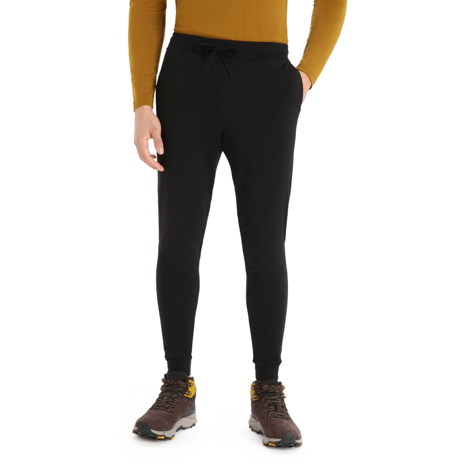 Icebreaker ZoneKnit™ Jogger Men - Black 6 Icebreaker ZoneKnit™ Jogger Men - Black - Image 4
