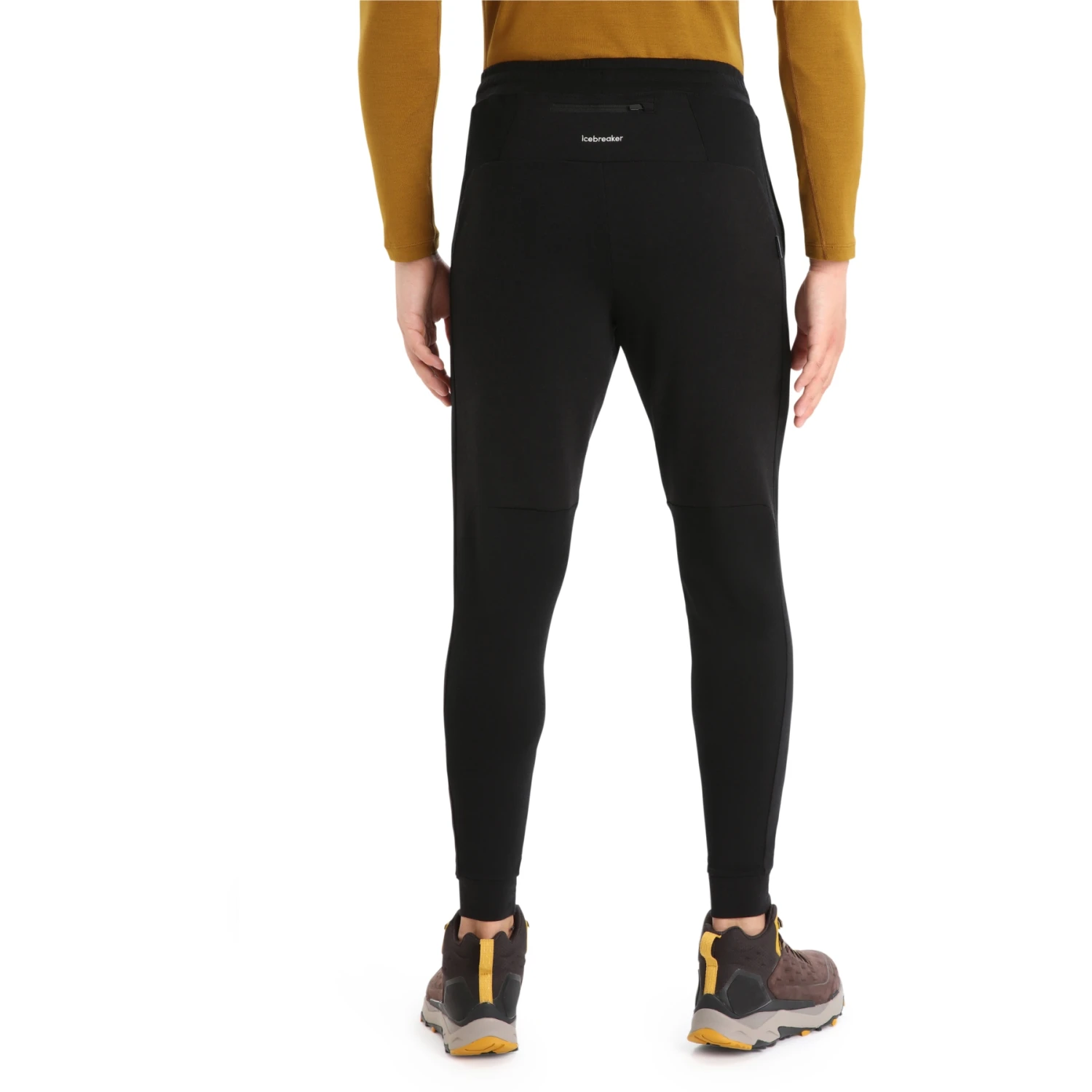 Icebreaker ZoneKnit™ Jogger Men - Black 4 Icebreaker ZoneKnit™ Jogger Men - Black - Image 2