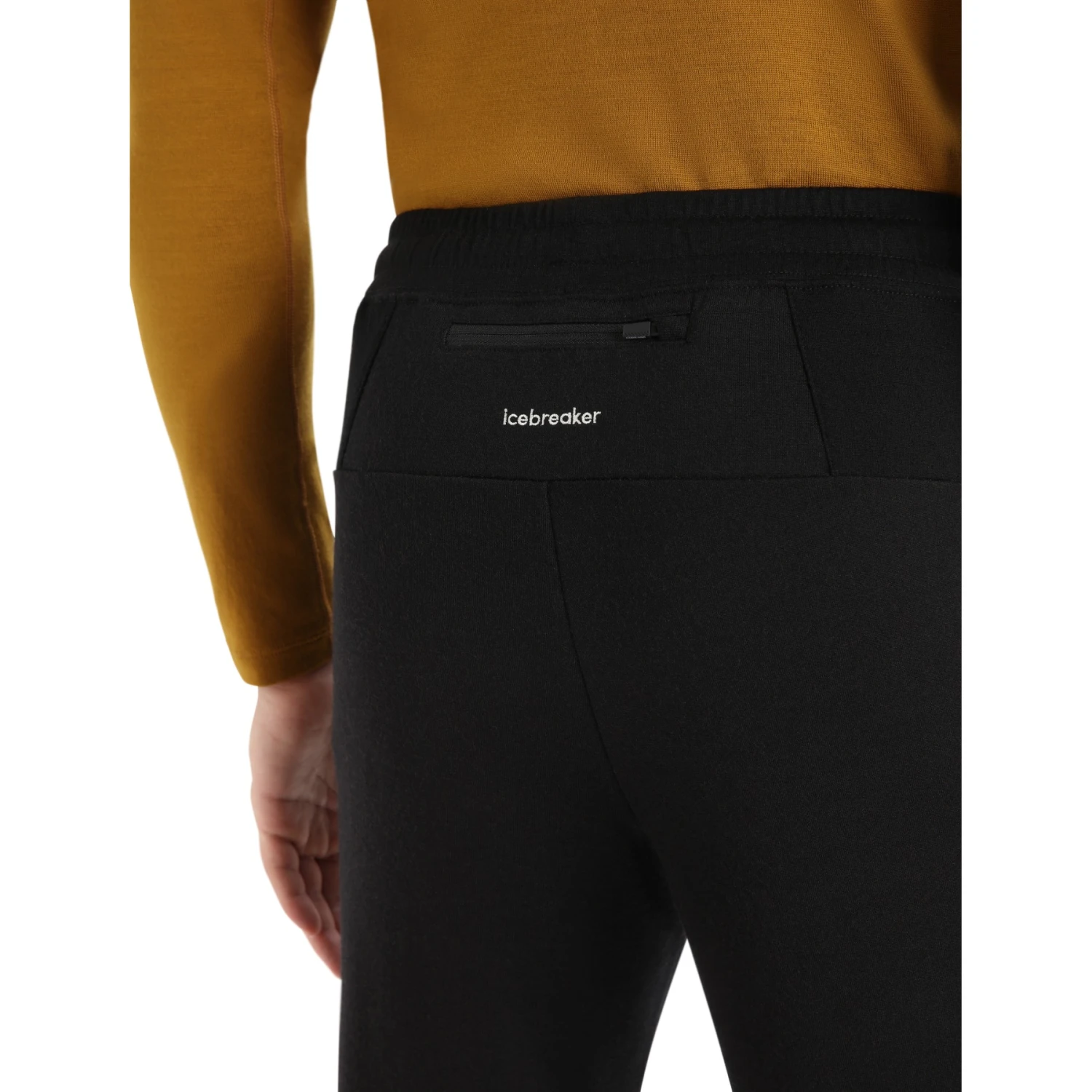 Icebreaker ZoneKnit™ Jogger Men - Black 9 Icebreaker ZoneKnit™ Jogger Men - Black - Image 7