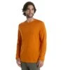Icebreaker ZoneKnit™ Long Sleeve Tee Men - Earth -Icebreaker icebreaker mens zoneknit long sleeve tee earth 1 1536287