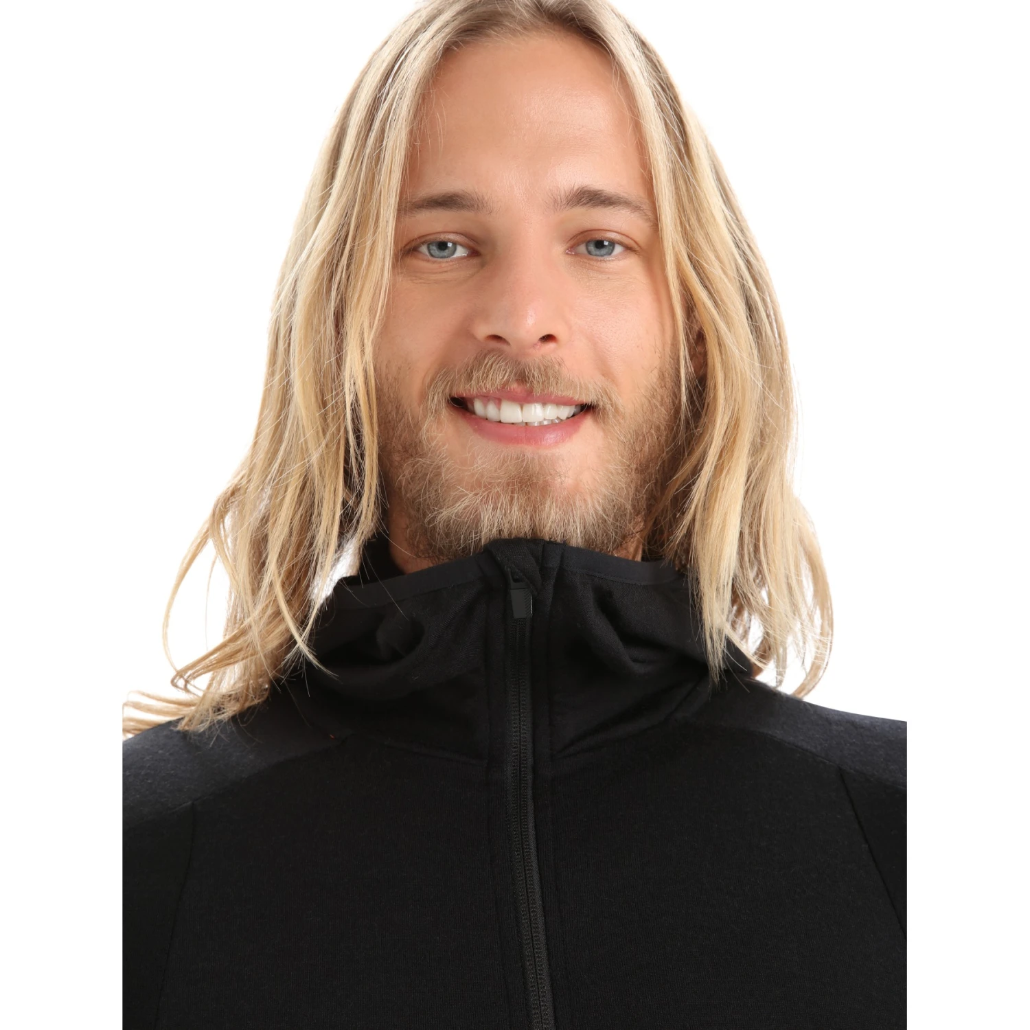 Icebreaker ZoneKnit™ Long Sleeve Zip Hoodie Jacket Men - Black 7 Icebreaker ZoneKnit™ Long Sleeve Zip Hoodie Jacket Men - Black - Image 5